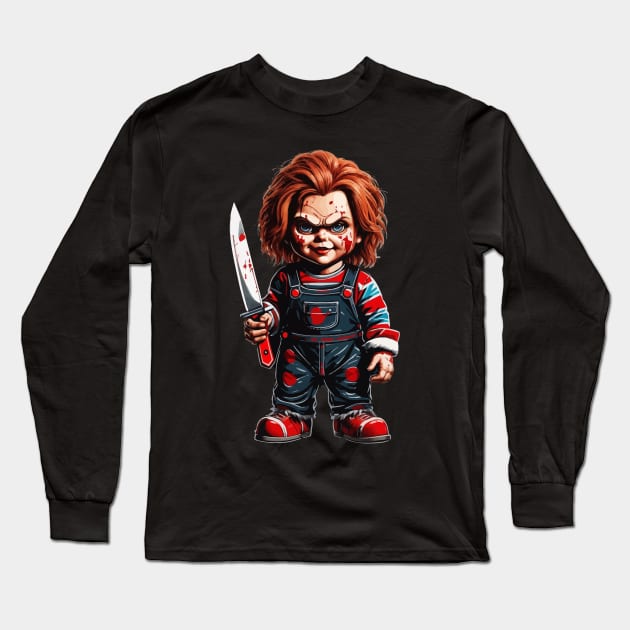 Killer Doll Long Sleeve T-Shirt by Kaine Ability